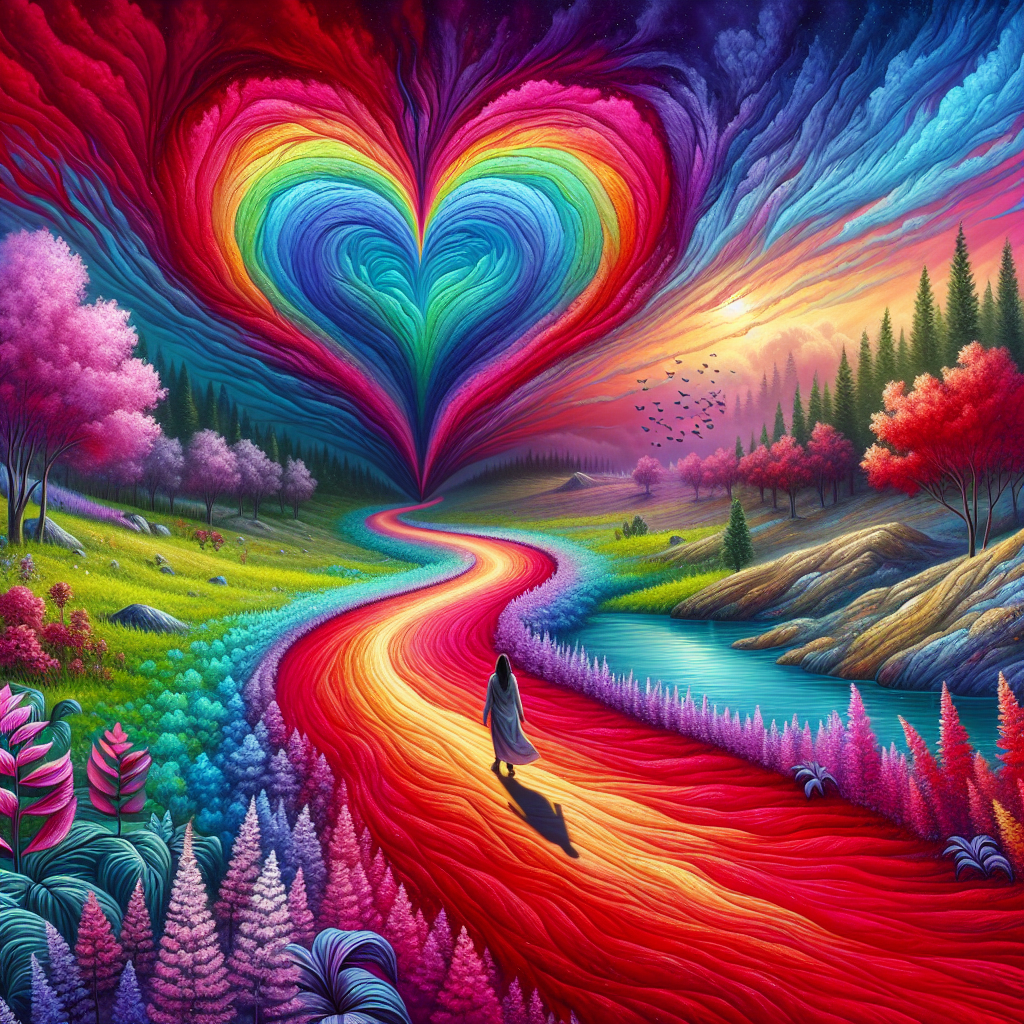 A Journey of Self-Love: Embracing the Colors of Desire and Courage