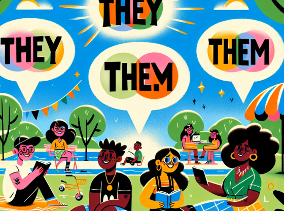 They/Them Delights: A Playful Exploration of Gender-Neutral Pronouns